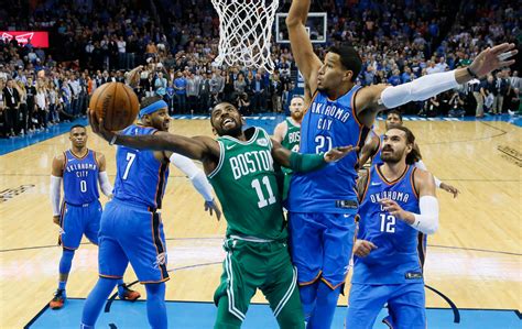 Kyrie Irving leads Celtics' 18-point comeback against the Thunder