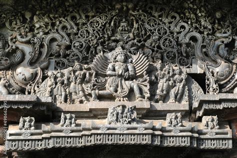 Belur, Karnataka, India - Dec 19 2021, Belur and Halebidu temple ...