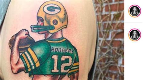 This Sexually Suggestive Tattoo of Green Bay Packers QB Aaron Rodgers ...