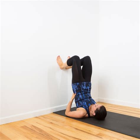 Relaxing Wall Yoga Sequence | POPSUGAR Fitness