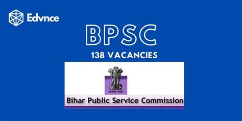 BPSC Recruitment 2021 Apply Online | 138 Vacancies | Edvnce