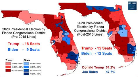 How Florida’s Congressional Districts Voted in the 2020 Presidential Election - MCI Maps ...