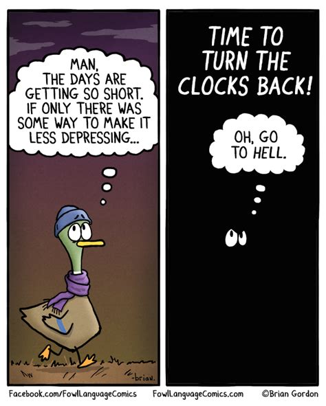 Daylight Saving Time - Fowl Language Comics