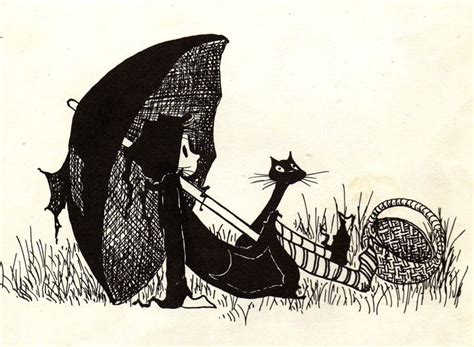 Dorrie the Little Witch | Please share my umbrella... | Black cat art ...