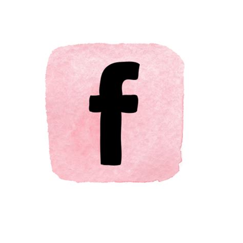 Pink Facebook Logo Transparent Background - Facebook Logo Png Pink Png ...