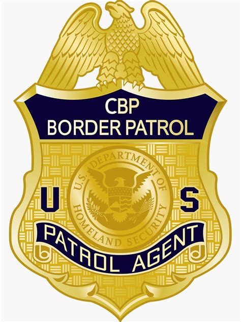 "United States Border Patrol Badge Immigration" Sticker for Sale by ArgosDesigns | Redbubble