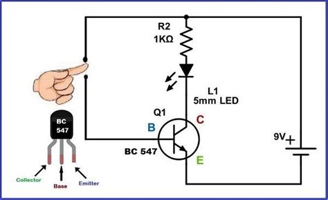 Simple Touch Switch Circuit Diagram 3 Phase Electric Motor Wiring