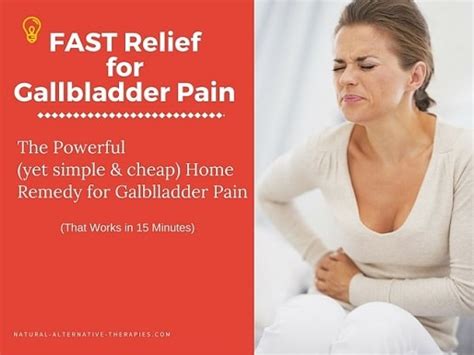 How to Stop Your Gallbladder Pain in 15 Minutes (Naturally) ⏳