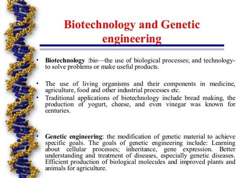 Applications of biotechnology