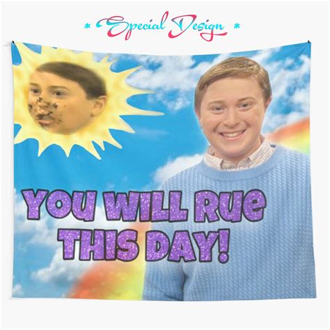 Nevel Papperman Rue This Day Meme Tapestry - Etsy