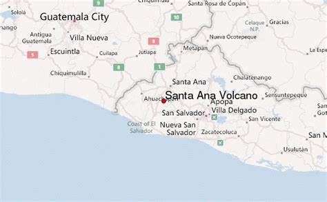 Santa Ana Volcano Mountain Information