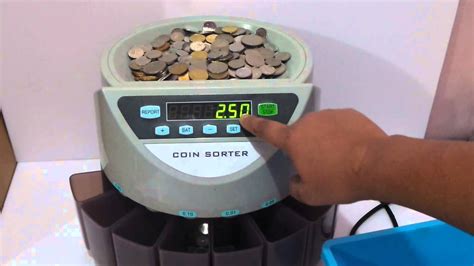 Table-Top Coin Counting Machine - YouTube