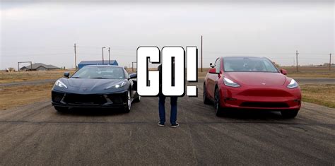 2020 Chevrolet Corvette Vs. Tesla Model Y Performance is a Drag Race It ...