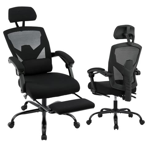 Ergonomic Office Chair, Reclining High Back Mesh Chair, Computer Desk Chair, Swivel Rolling Home ...