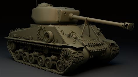 SHERMAN TANK 3D Model $10 - .obj .fbx .max - Free3D