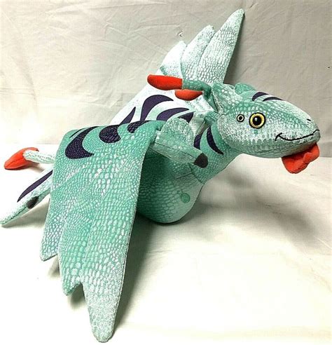 Disney Parks Avatar Banshee Plush 23" Wing Span Aqua Purple Pandora # ...