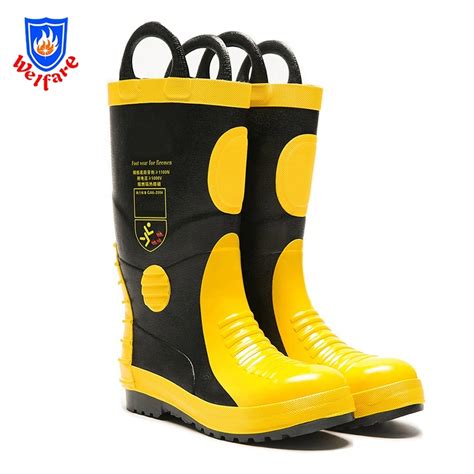 Fire Fighting Rubber Boots, Firefighter Boots - Fire Fighting Safety ...