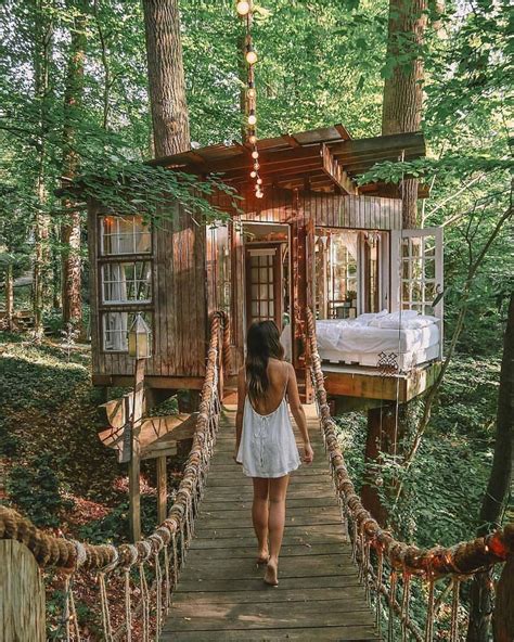 Treehouse in Georgia Would you stay here? Follow me @hippietribex xo . . @chl...-#* | Tree house ...