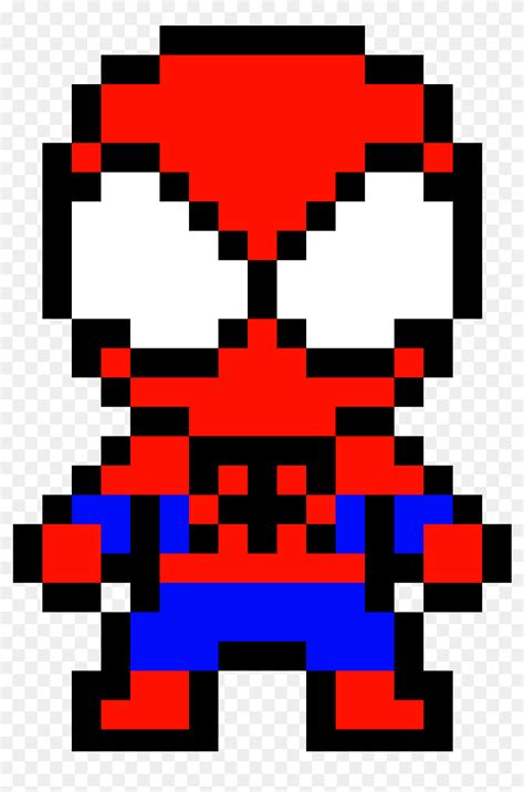 Pixel Spiderman Brik Case Pixel Art Gallery Pixel Art Spiderman Images