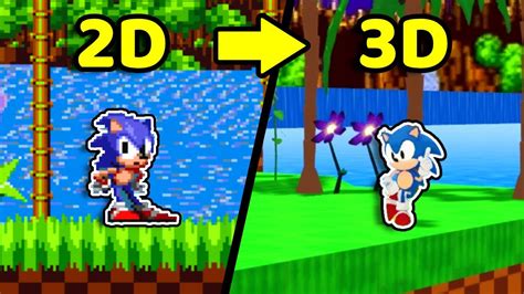 I Made Sonic the Hedgehog but it's 3D - YouTube