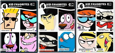 4 Kid Favorites Cartoon Network The Hall of Fame Collection Vol 1-3 NEW DVD SET - DVD, HD DVD ...