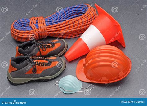 Construction Safety Tools Royalty Free Stock Images - Image: 5224849