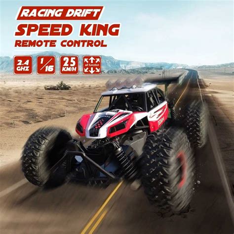 RC Car 1/16 Scale 2.4Ghz Remote Control Car Off Road RC Trucks Racing ...