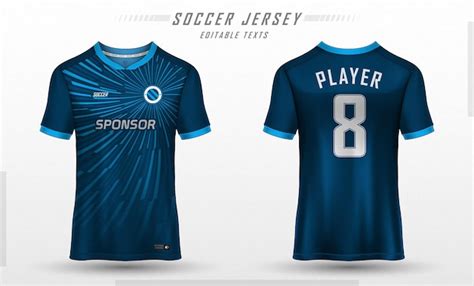 Free Vector | Soccer jersey template sport t shirt design