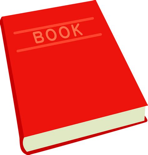 Red Hardcover Book clipart. Free download transparent .PNG | Creazilla