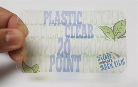 Clear Plastic Business Cards Printing | Print Shop Calgary - Minuteman ...