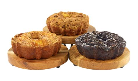 Three Gourmet Coffee Cakes, 1&1/2lb. Coffee Cakes & Combinations ...