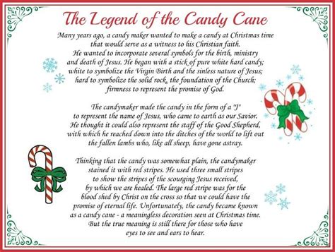 The Legend of the Candy Cane: Free Printable and a Giveaway! - Daily ...