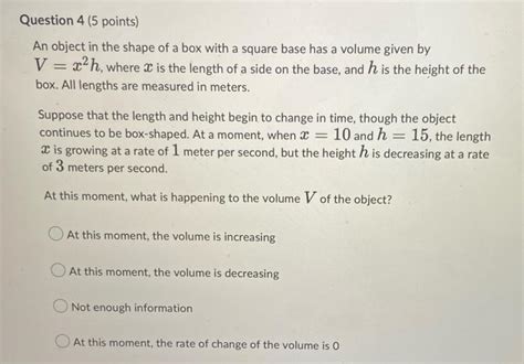 Solved 32 The surface area of a box has the formula A = 2x² | Chegg.com