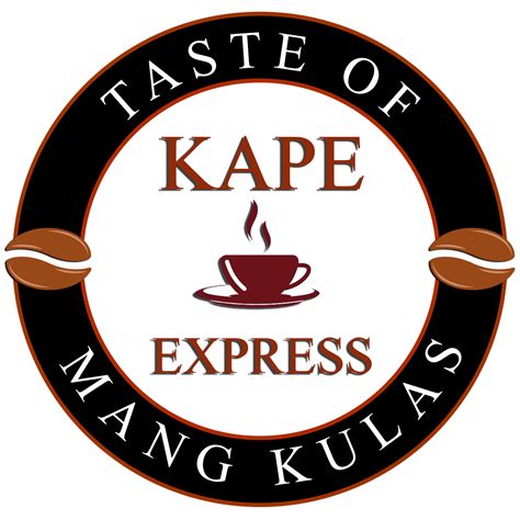 Coffee Business Logo Kape Express Taste of Mang Kulas | Business logo ...