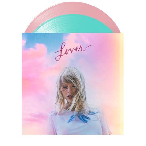 Taylor Swift | Lover 2xLP Vinyl Record (Pink & Blue Coloured Vinyl) by ...