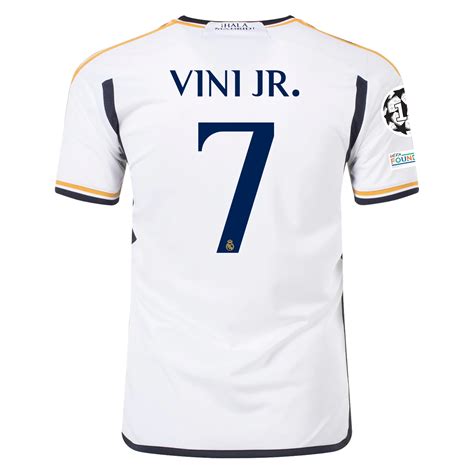 Vinicius JR. Real Madrid 23/24 Home Jersey by adidas