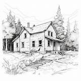 Premium AI Image  Enigmatic Visions Vectorized Black And White sketch template