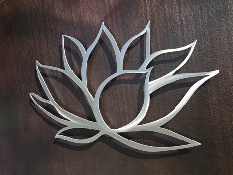 Lotus Flower Metal Wall Art Lotus Metal Art Home Decor