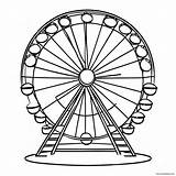 Ferris Wheel Coloring Page 44303 35023 sketch template