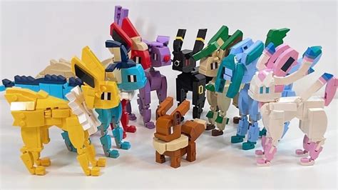 Pokemon fan creates an entire LEGO Eeveelution line - Dexerto