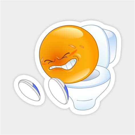 Pooping Emoji - Emoji - Magnet | TeePublic