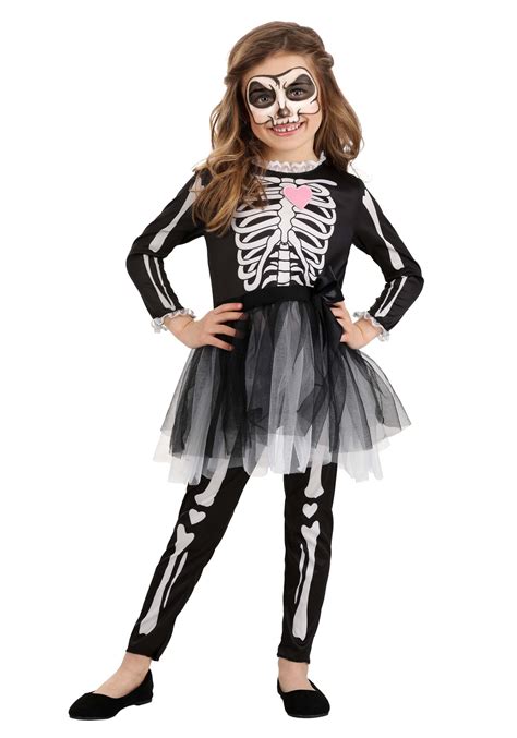 Skeleton Dress Kid's Costume