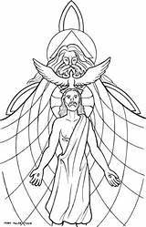 Holy Trinity Catholic Coloring Pages sketch template