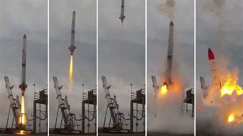 Explosion as rocket crashes after lift-off in Japan | World News | Sky News