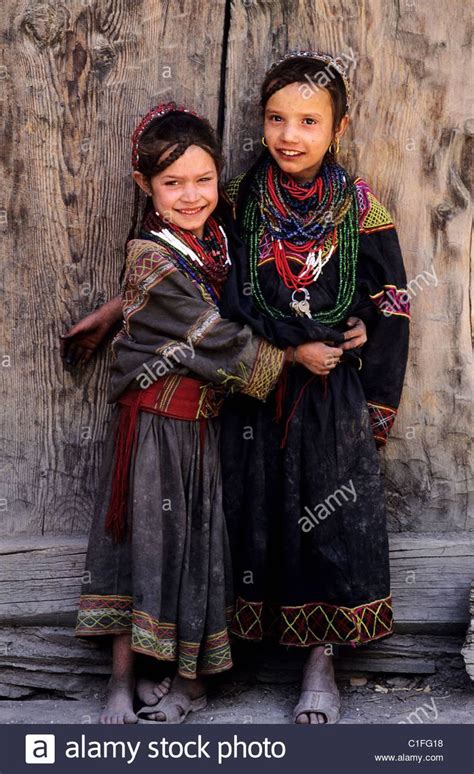 Pakistan, northern region, the Kalash country, Kalash tribe Stock Photo, Royalty Free Image ...