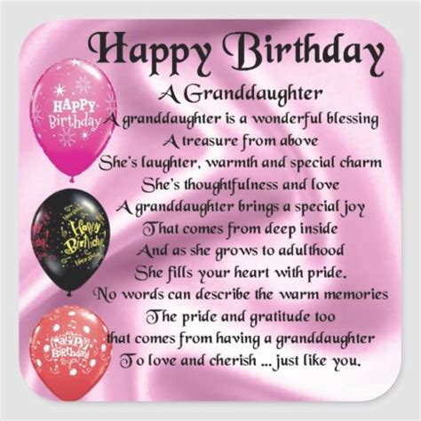 Happy 21st Birthday Granddaughter Quotes - ShortQuotes.cc