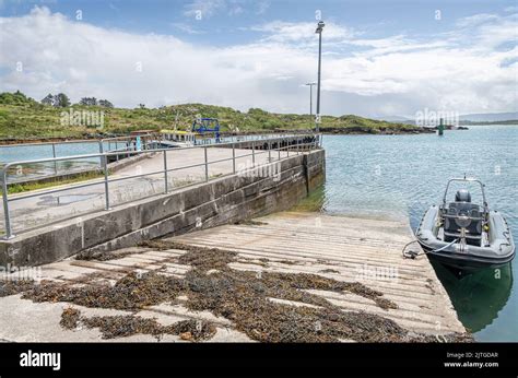 The Pontoon and pier on the Glengarriff road near Castletownbere ...