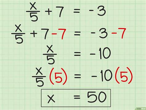 Algebra Math Problems With Answer