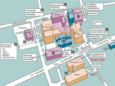 Reston Hospital Center Campus Map