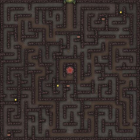 Prison Maze 40x40 : dndmaps